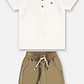 Set Polera cuello alto y bermuda  - Miniatura 1