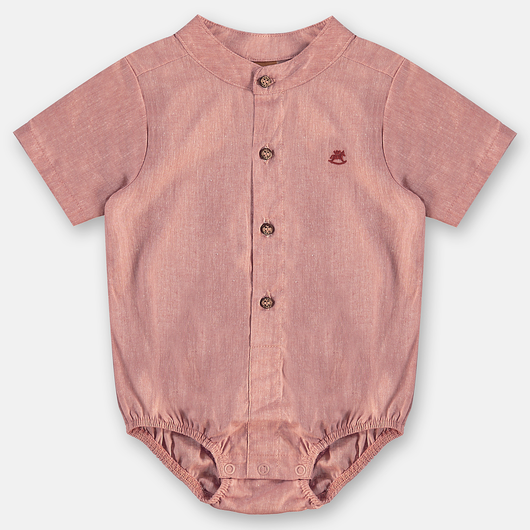 Body cuello alto de lino Up Baby 1