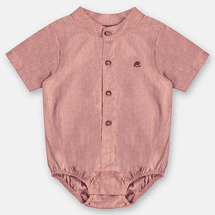 Body cuello alto de lino Up Baby