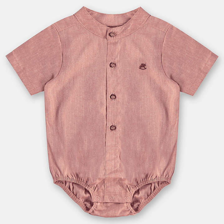 Body cuello alto de lino Up Baby 1