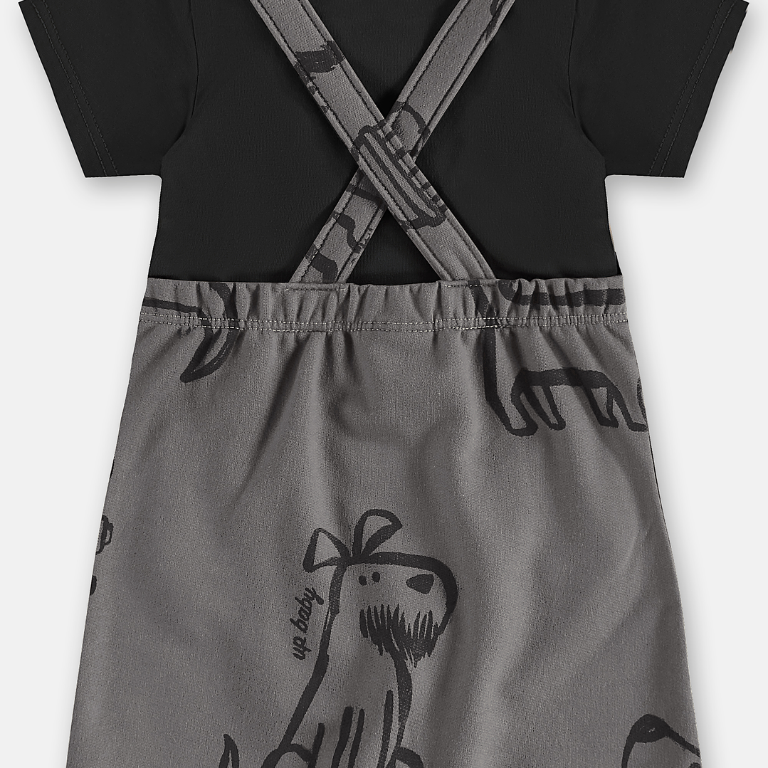 Set polera overall Up baby 2