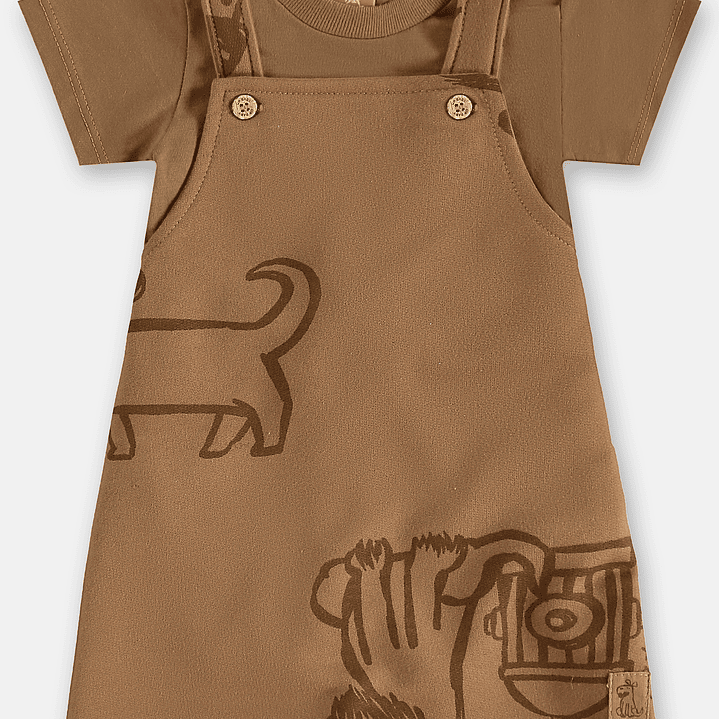 Set polera overall Up baby 3