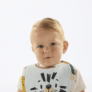 Babero tigre reversible