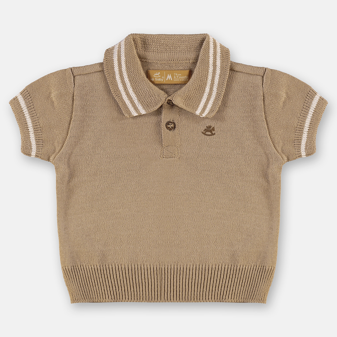 Polera polo y bermuda de hilo Up Baby 2