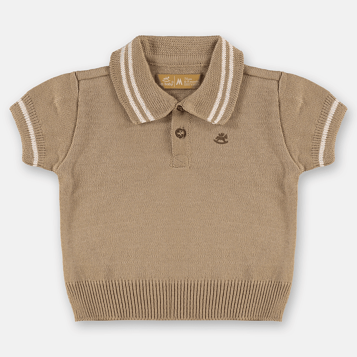 Polera polo y bermuda de hilo Up Baby 2