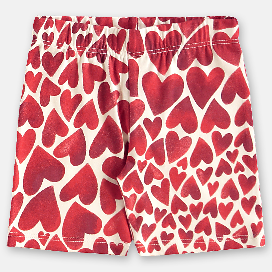 Polera vuelos y bermuda corazones Up Baby 3