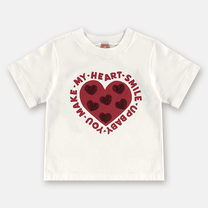 Polera corazón y short Up Baby 2