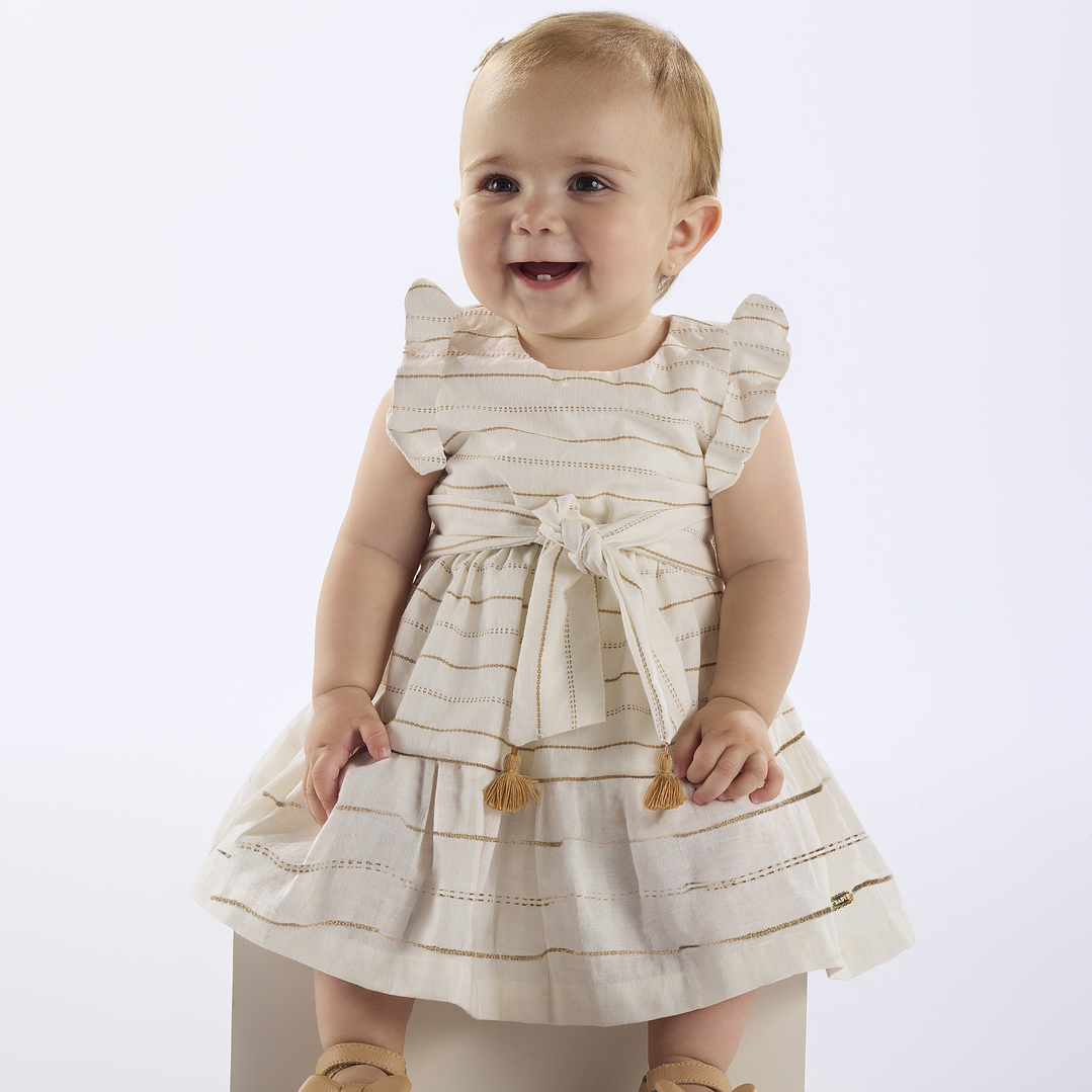 Vestido de lino Up Baby 1