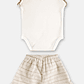 Body volado con short de lino Up Baby - Miniatura 4