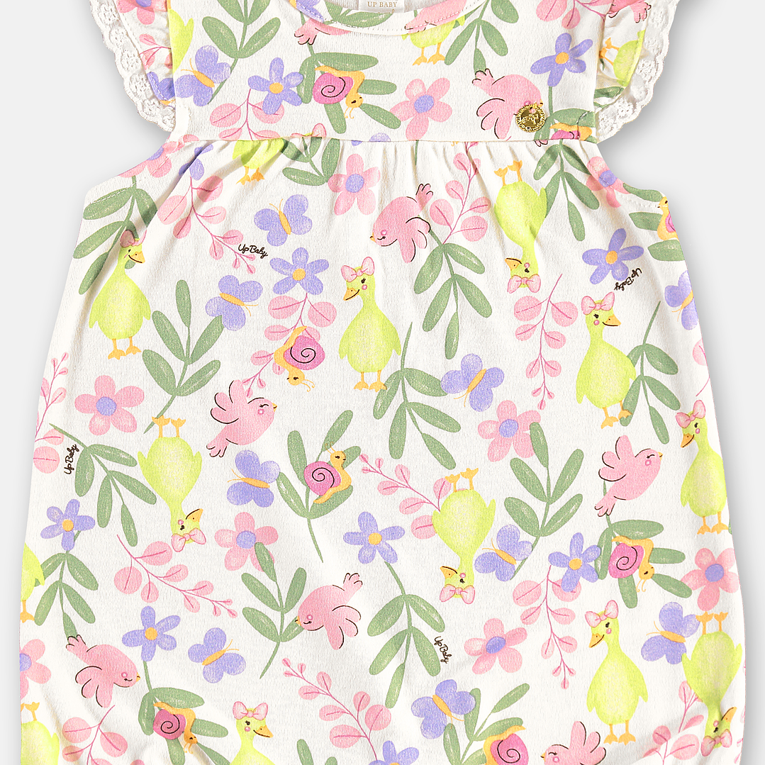 Romper flores y animalitos Up Bbay 1