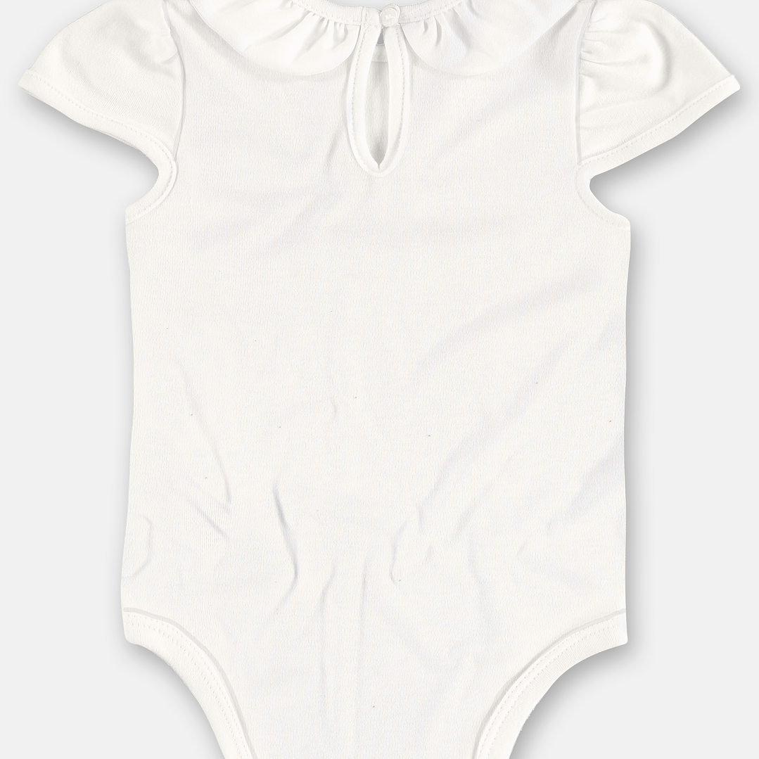 Body manga corta con cuello bordado Up Baby 2