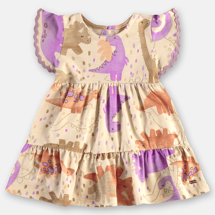 Vestido Dinosaurio con short Up  Baby 3