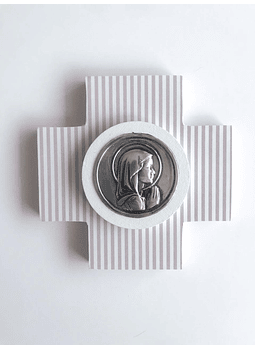 Cruz Estampada Virgen Niña