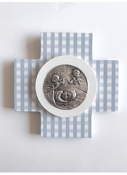 Cruz Cuadrada Estampada Ángel Guarda