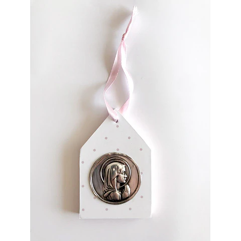 Colgante Estampado Virgen Niña