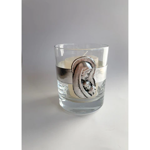 Vela Vaso Virgen con Niño