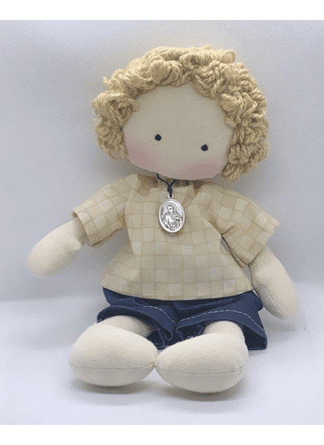 Muñeco con Medalla Protectora