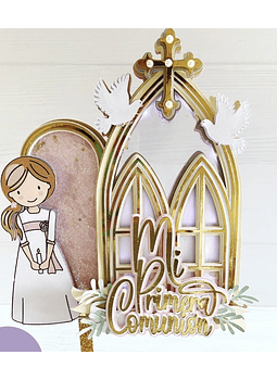 Cake Topper Comunión 