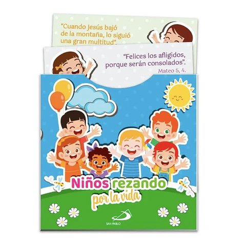 Niños rezando por la Vida Caja