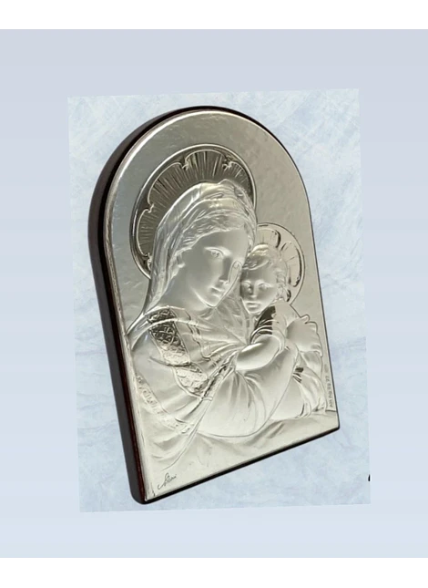 Cuadro Italiano semi arco Virgen con Niño 