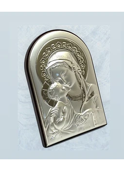 Cuadro Italiano semi arco Virgen con Niño 