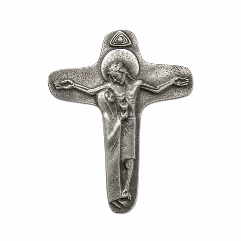 Cruz Unidad Metal plateada