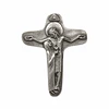 Cruz Unidad Metal plateada