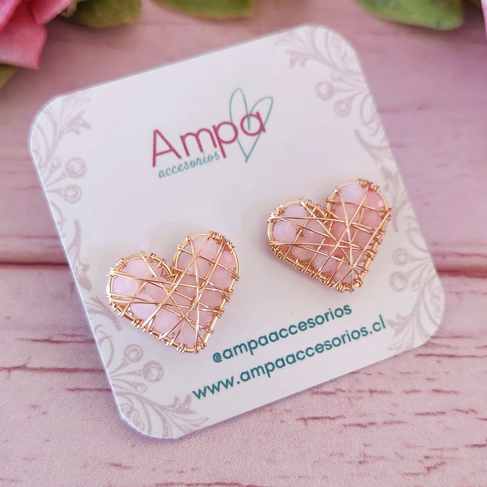 Pin Corazón Mini Rose Gold