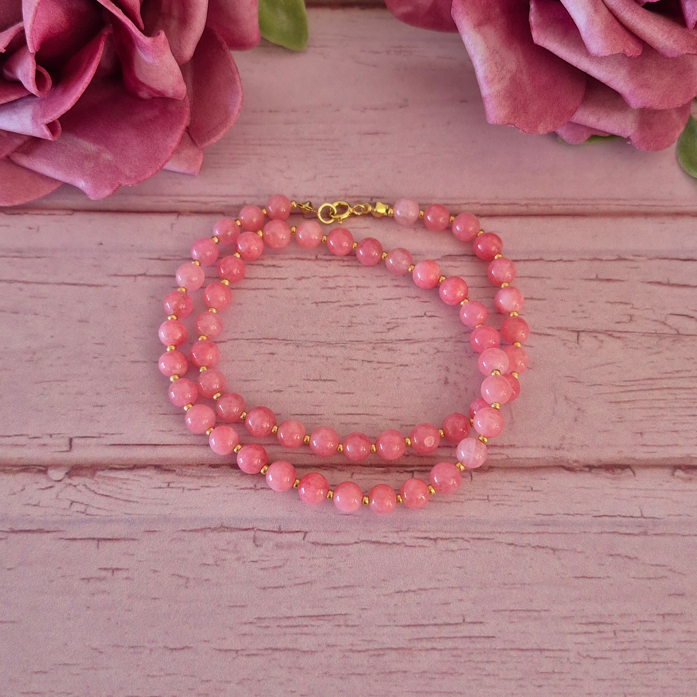 Collar Hilado Rosado