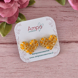 Pin Corazón Naranjo