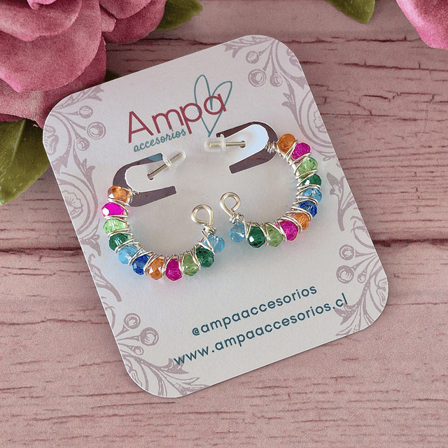 Evelyn mini Multicolor Plateado