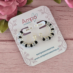 Evelyn mini Negro Humo Plateado