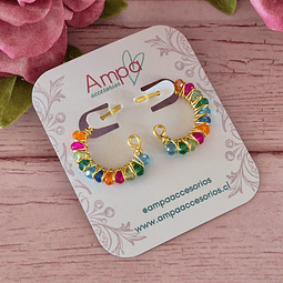 Evelyn mini Multicolor Dorado