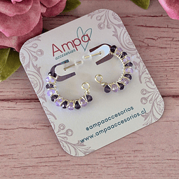 Evelyn mini Morado Lila Plateado