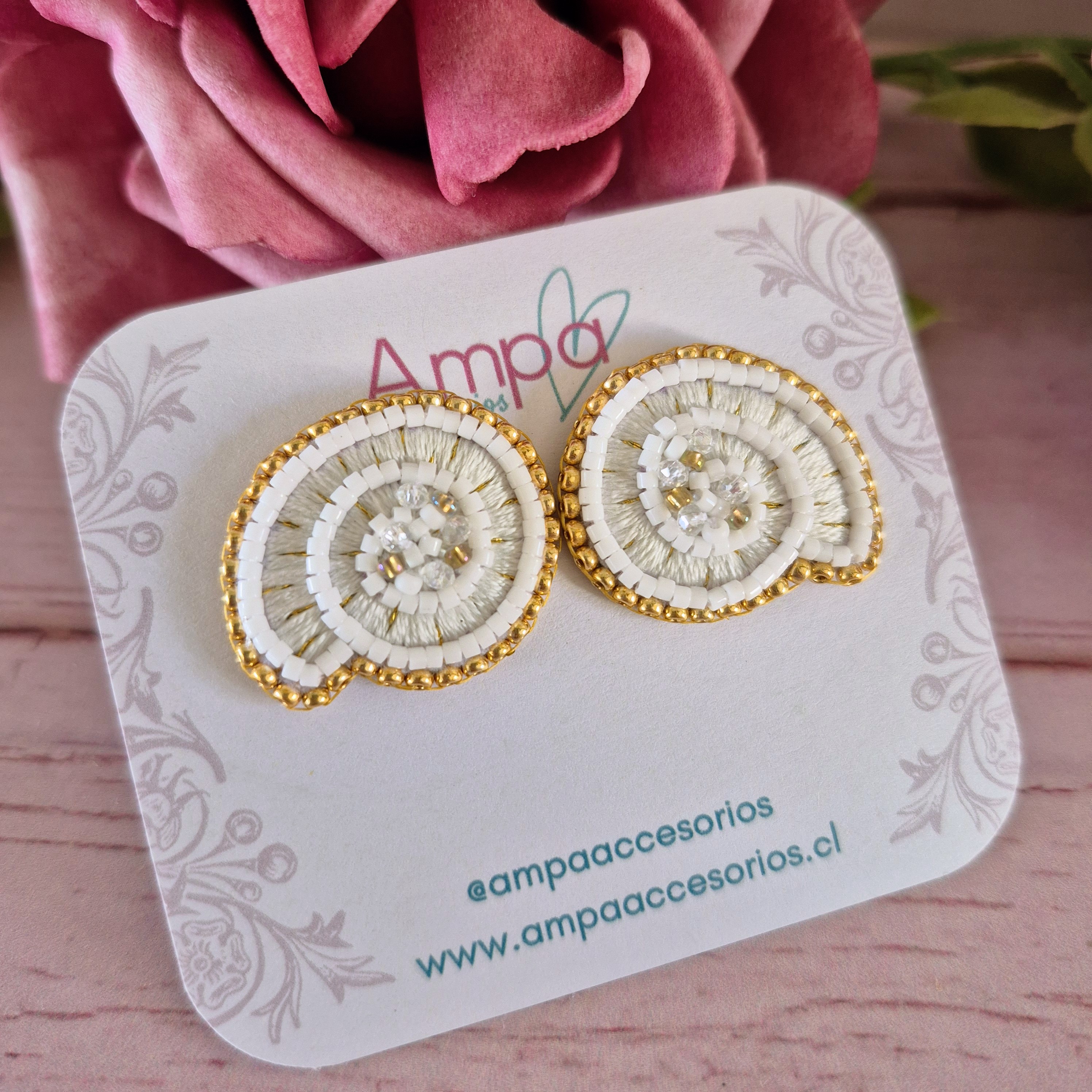 Aros Caracola Dorada