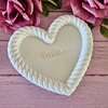 Plato Joyero Amor Trenzado Personalizado