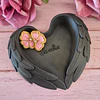 Plato Joyero Corazón de Ángel Personalizado