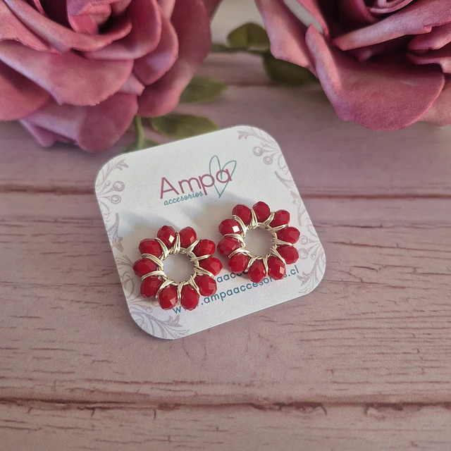 Pin Dona Rojo Plateado