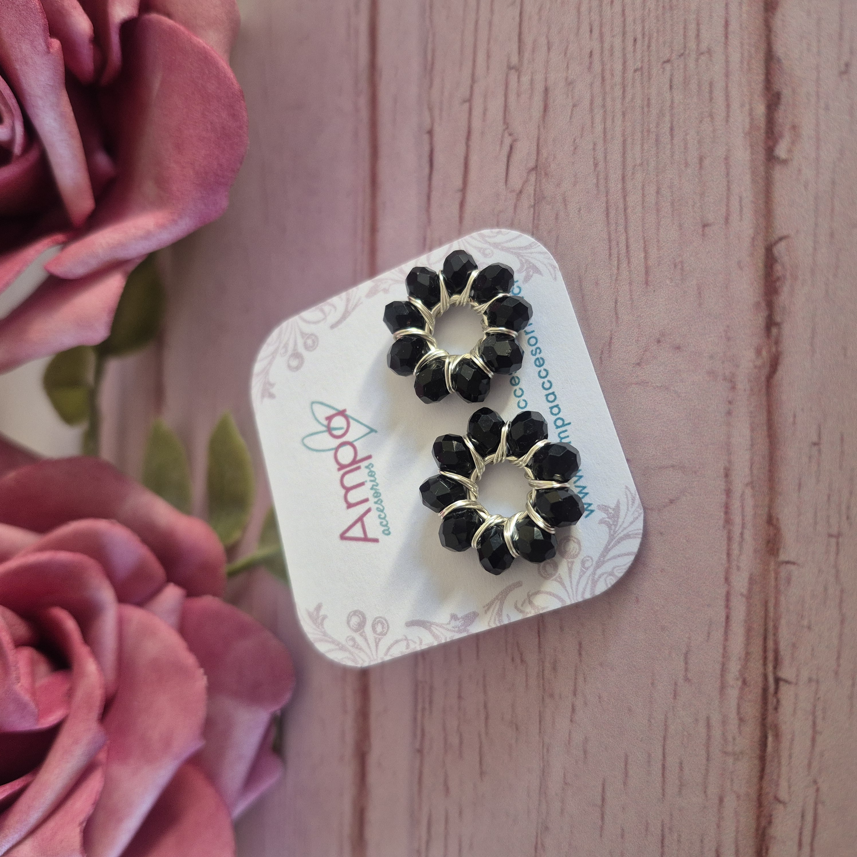 Pin Dona Negro Plateado