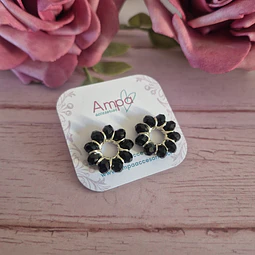 Pin Dona Negro Plateado