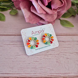 Pin Donita Colores Plateado