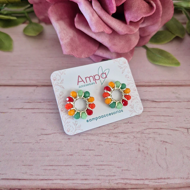 Pin Donita Colores Plateado