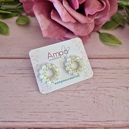 Pin Dona Blanco Plateado