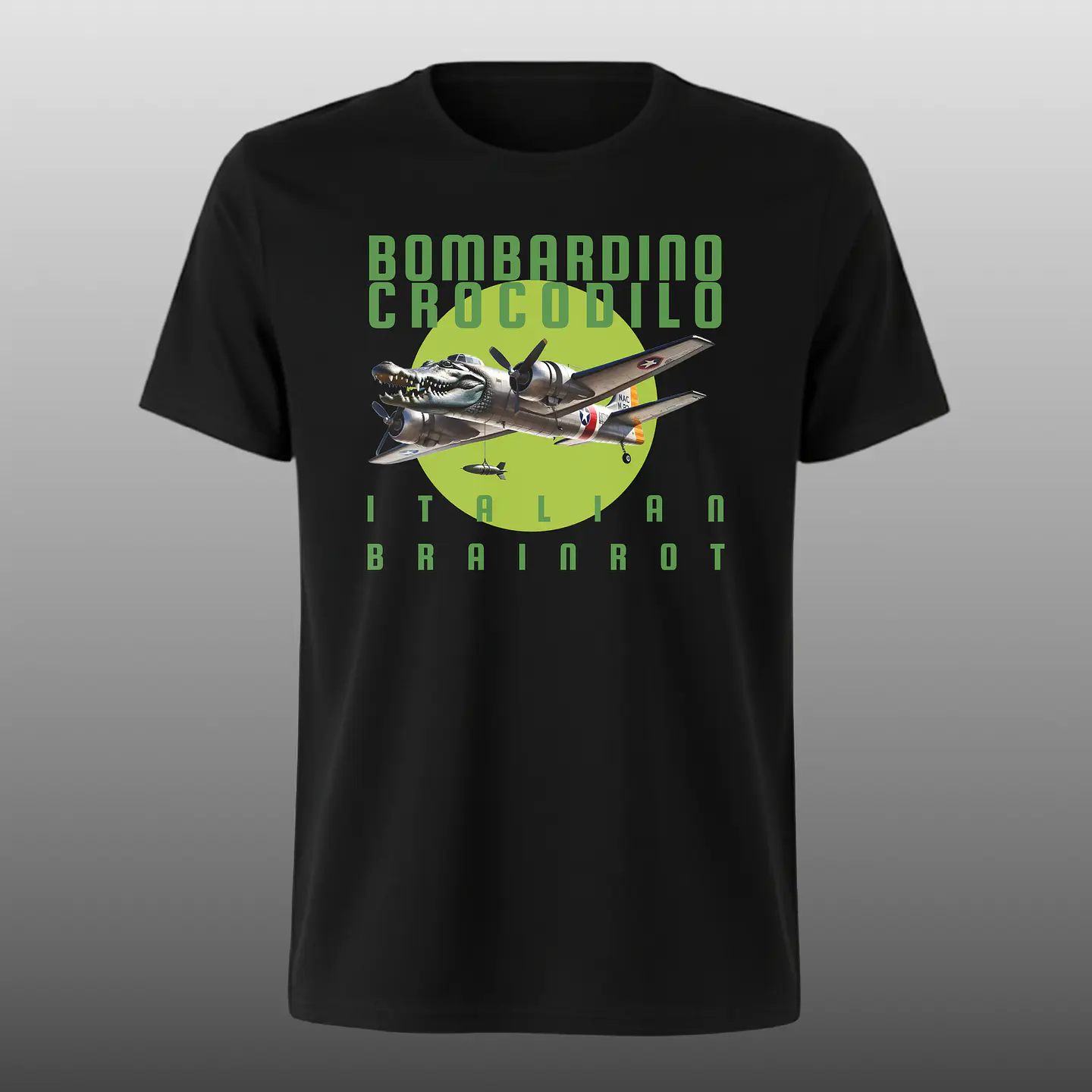 Italian Brainrots - Bombardino Crocodillo - DTF 1