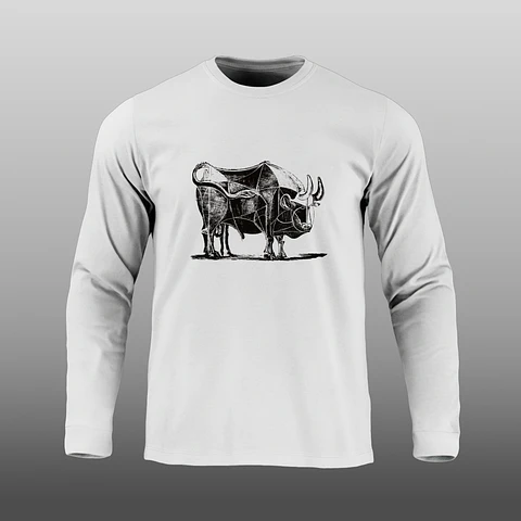 Manga Larga - Picasso - Toro - DTF