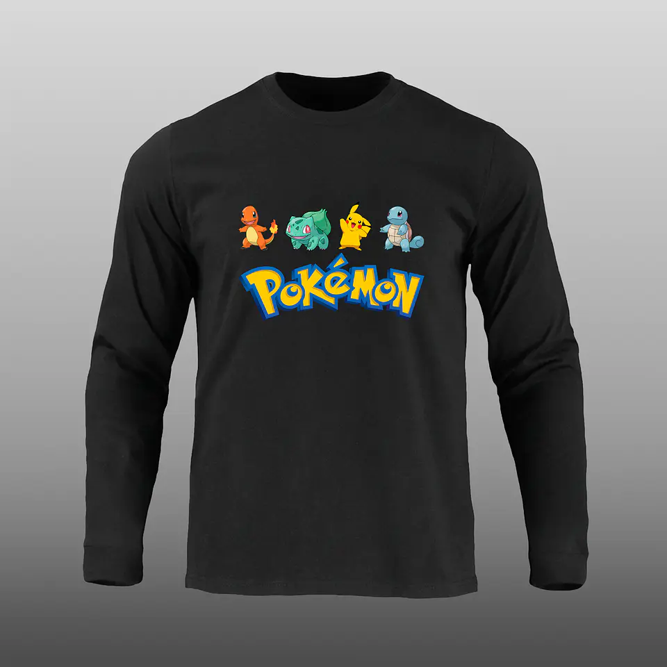 Manga Larga - Pokemon - DTF 1