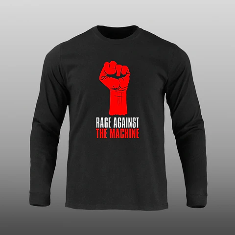 Manga Larga - Rage Against The Machine - DTF