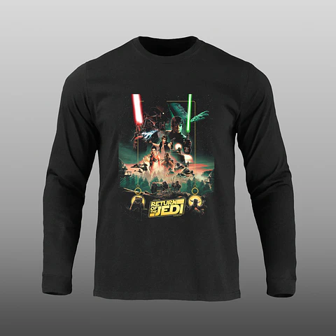 Manga Larga - Star Wars - El regreso del Jedi - DTF