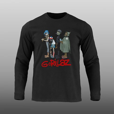 Manga Larga - Gorillaz - DTF