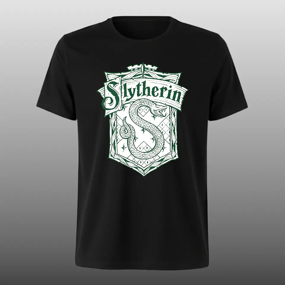 Manga Larga - Harry Potter - Slytherin - DTF 1